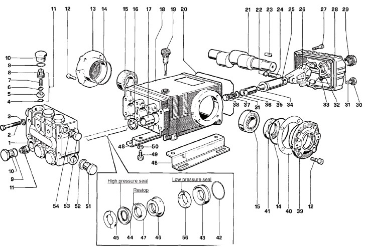 General Pump T1011 Pump repair kits and manual